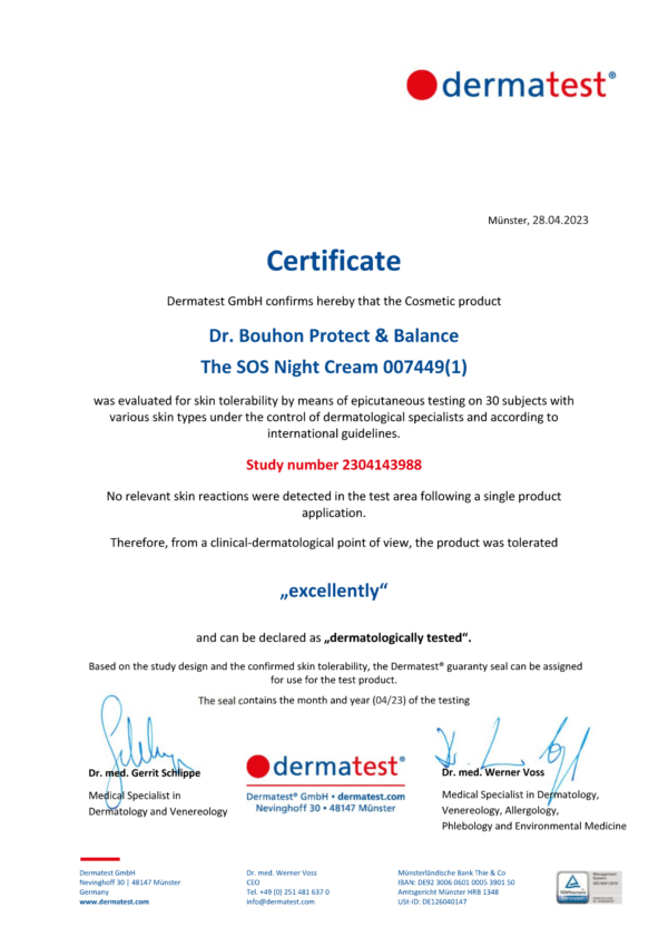 THE SOS NIGHT CREAM