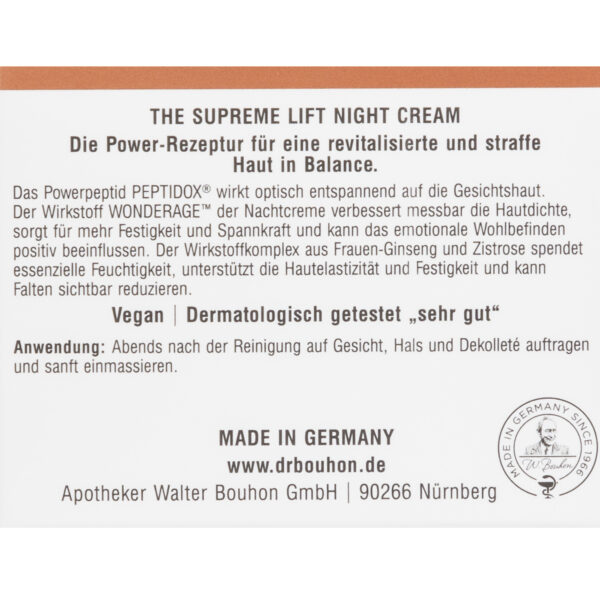 THE SUPREME LIFT NIGHT CREAM